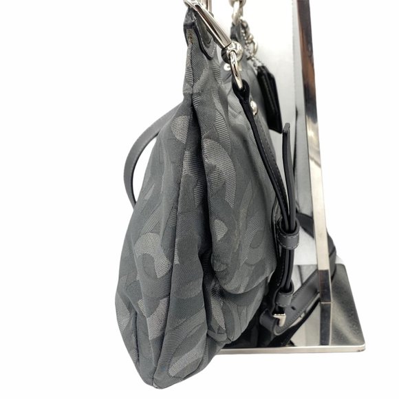 Coach Kristin Chain Link Lurex Metallic Jacquard Shoulder Bag - Picture 4 of 14